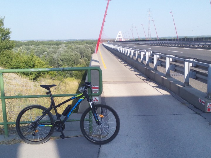 New bike, new bridge...
