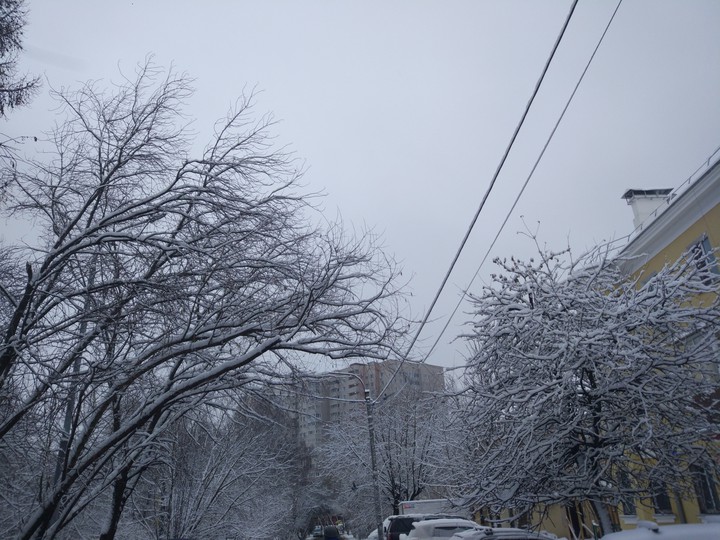 зима близко