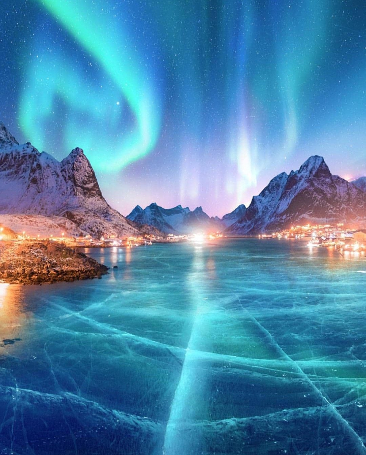 ICE and NORTHERN LIGHTS