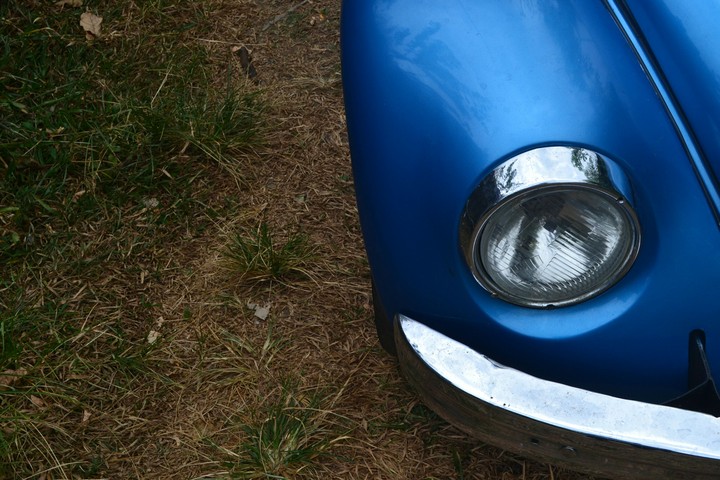 just blue