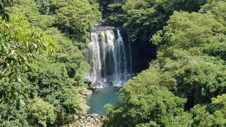 waterfall of Jeju