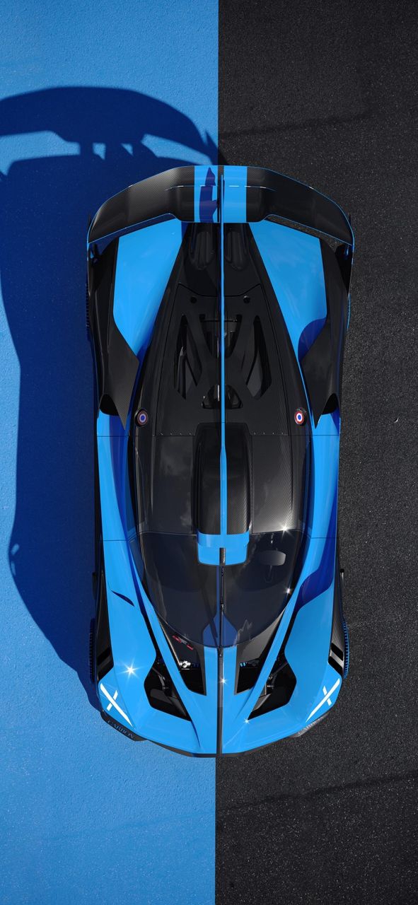 black blue car