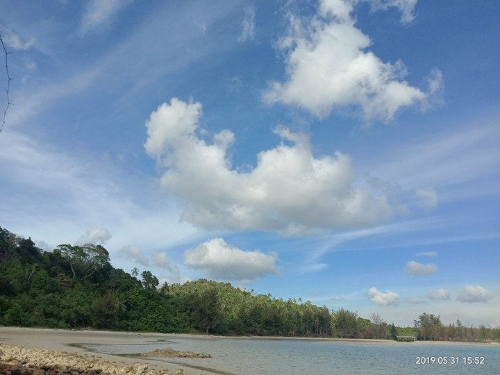 the sea view at my village..