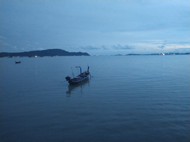 A lonely boat