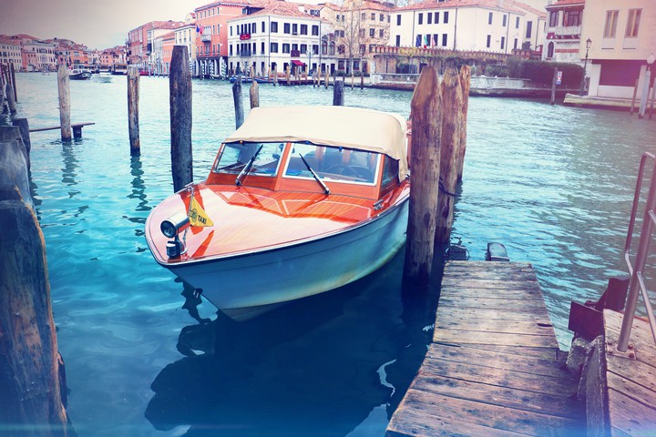 beautiful Venice boat