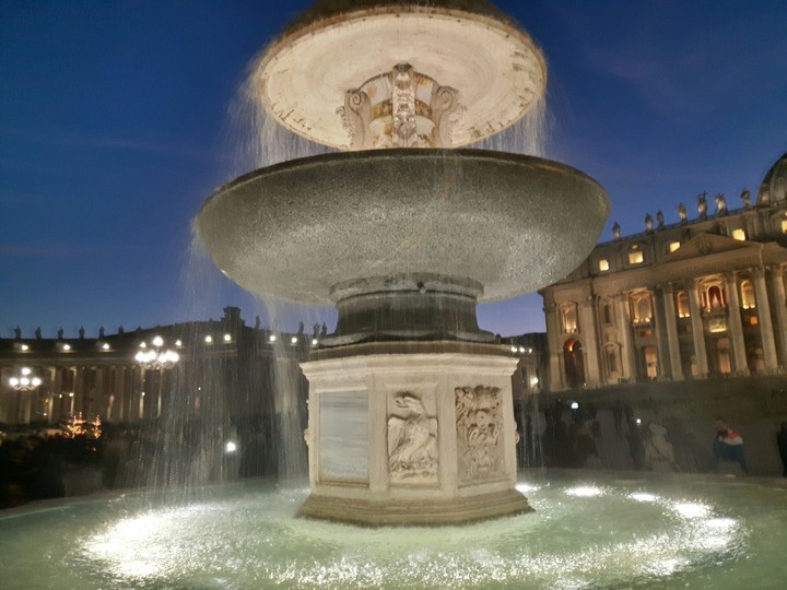 Vatican fountain
