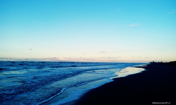 beach of caspian sea