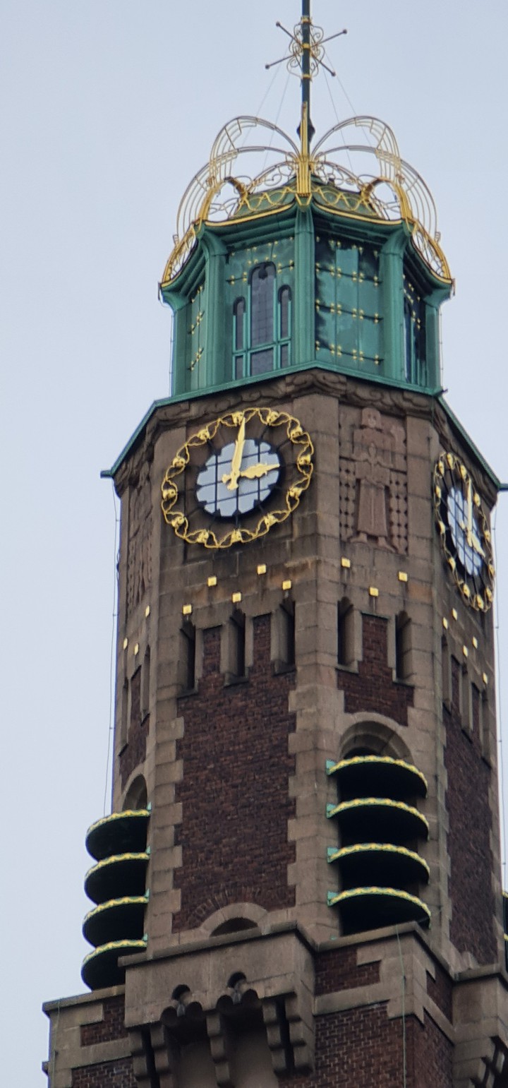 The church clock