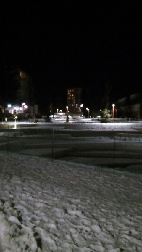 city in winter