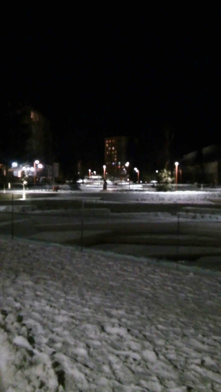 city in winter