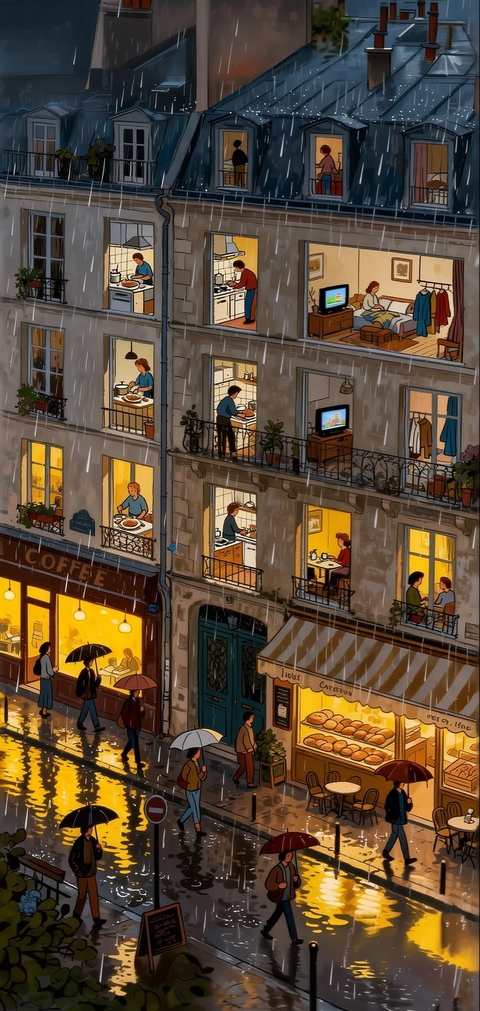 fonds d'écran mixed-use, Apartment