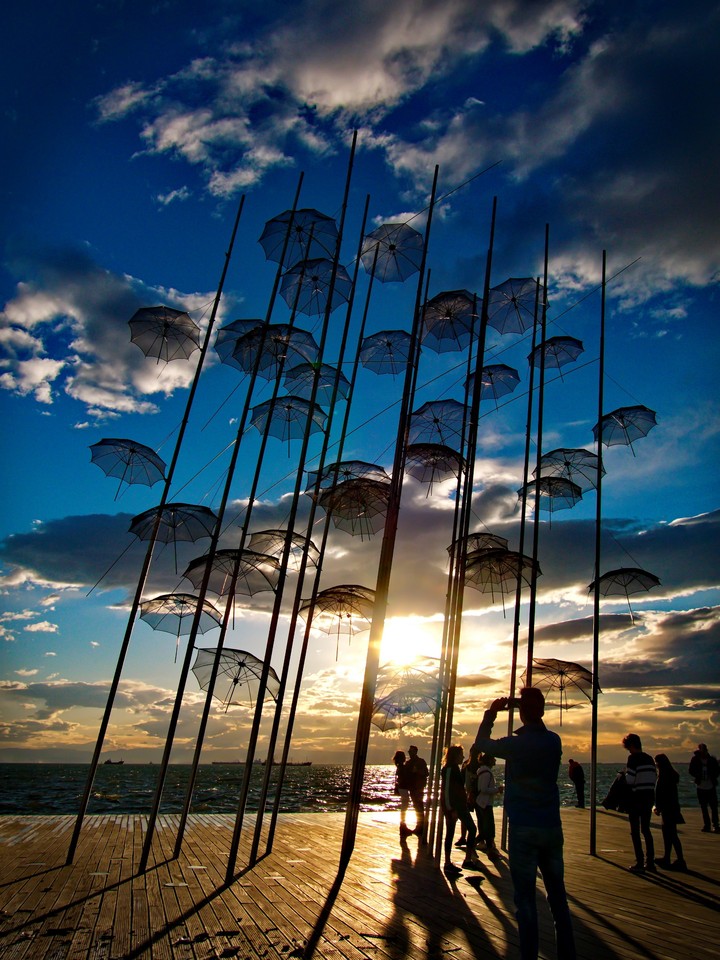 Umbrellas in the sun...