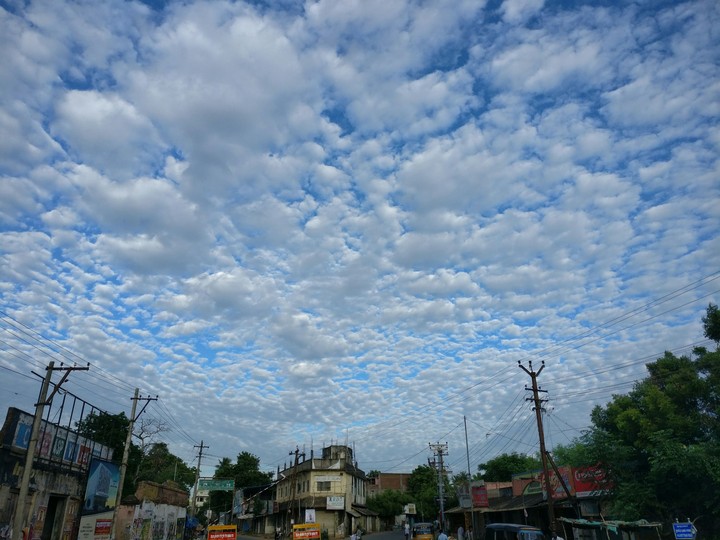 floating clouds