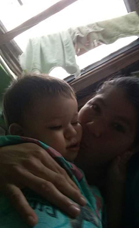 mi hijito Gabriel y mí esposa Yureibis