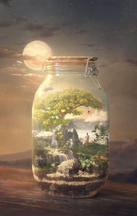 moon, beautiful桌布