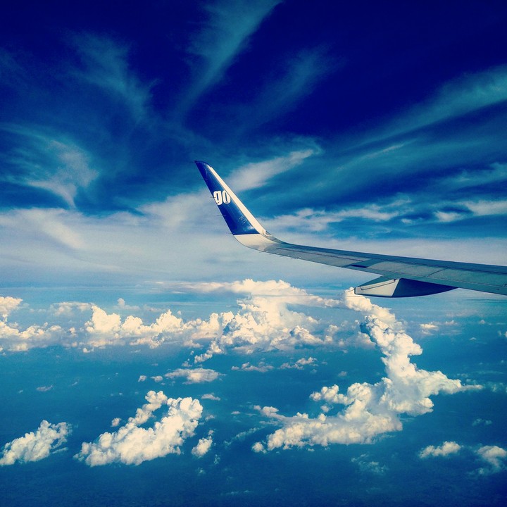 up in the sky