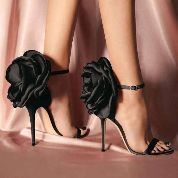 Black Rose Stilettoes