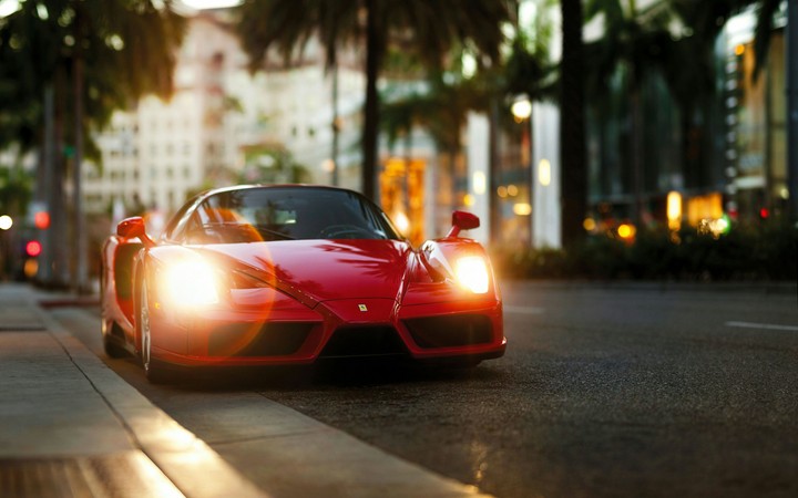 shining car