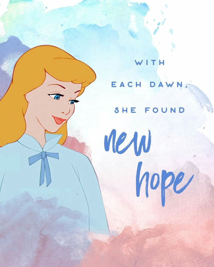 With each dawn , she found  new hope