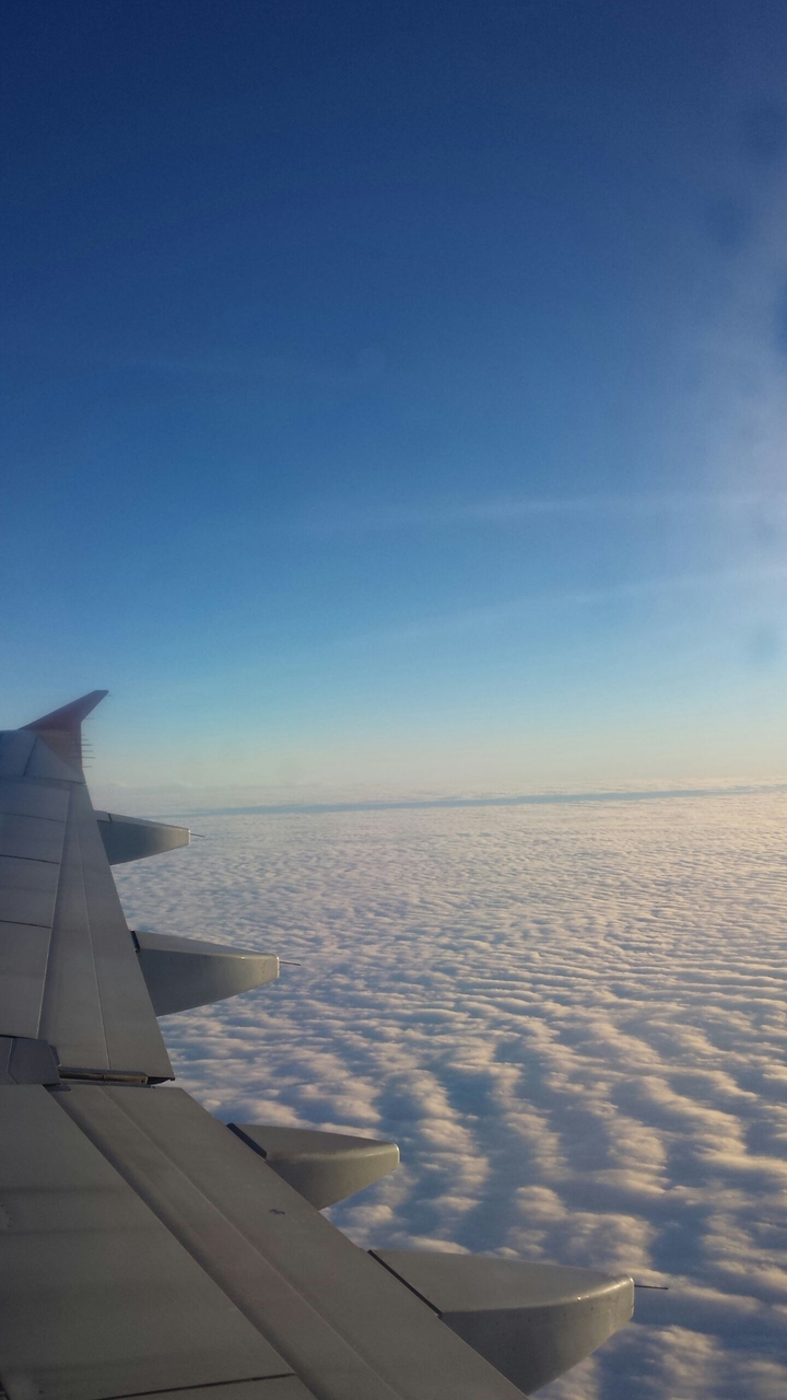 Over the clouds