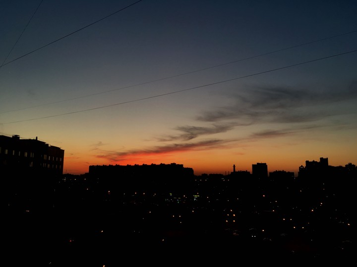 закат