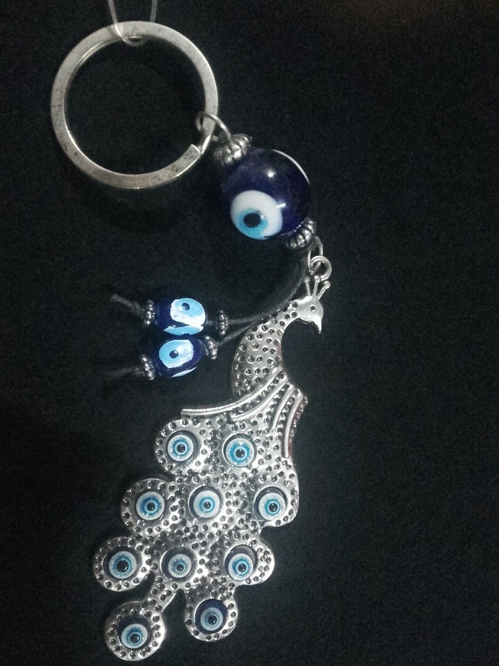 Lucky charm peacock