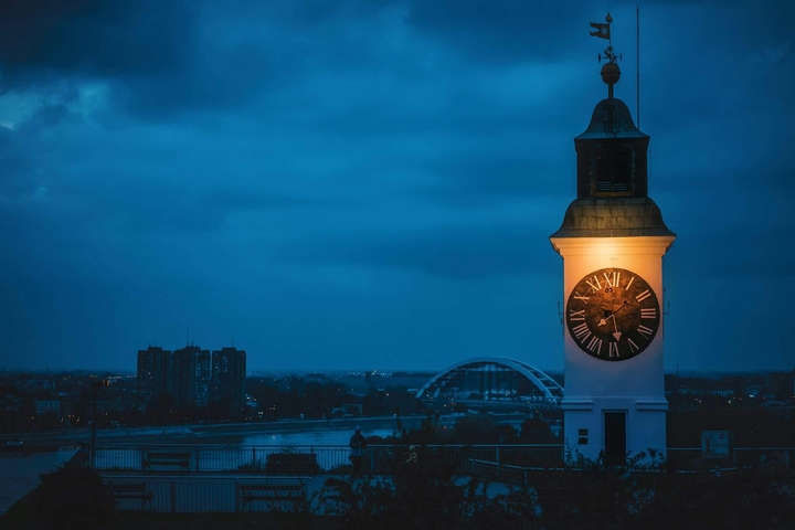 Tower with big clock