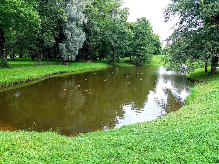 Парк "Летний сад", Кингисепп, Ленинградская область.