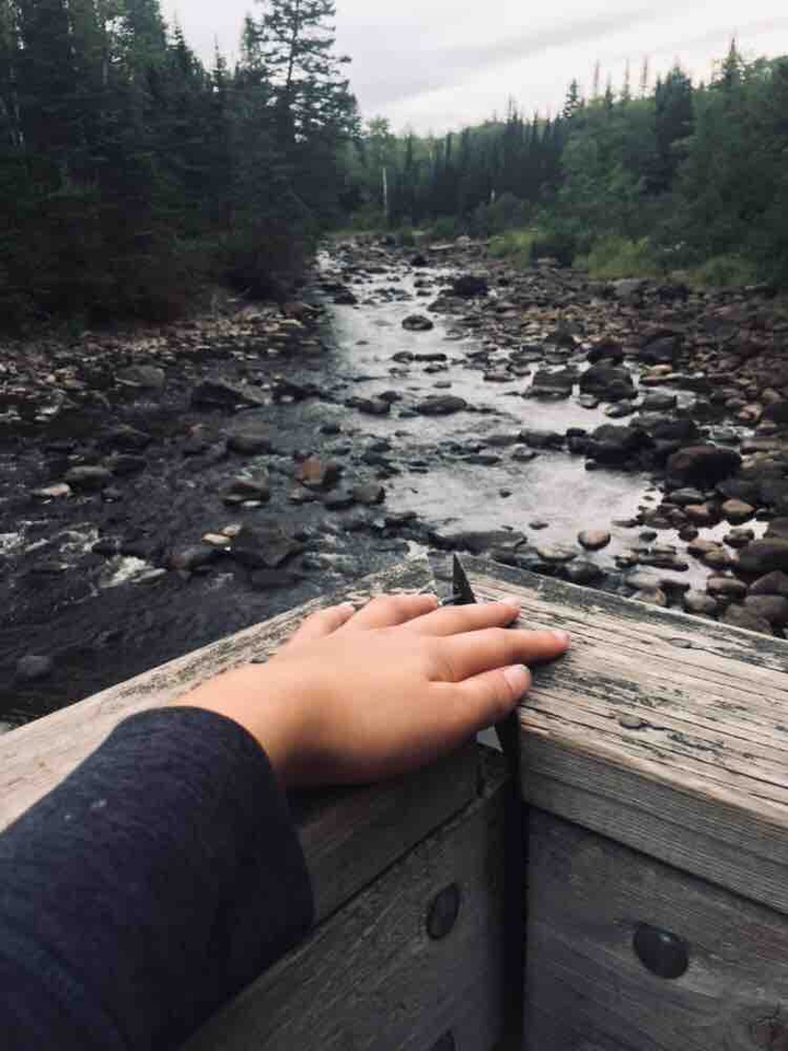 top of The waterfall