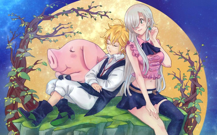 Elizabeth and Meliodas
