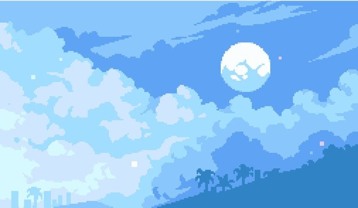 blue skies (landscape wallpaper)