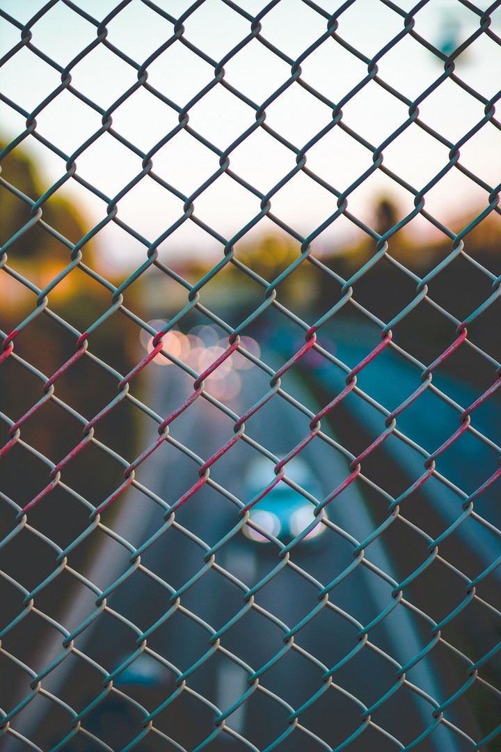 Fence With Blur Background
