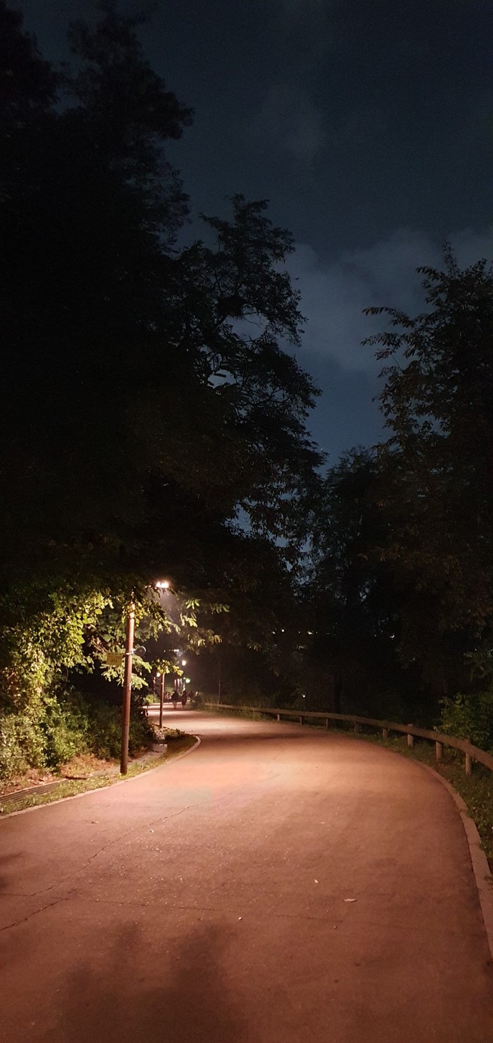 Strolling along the lakeside