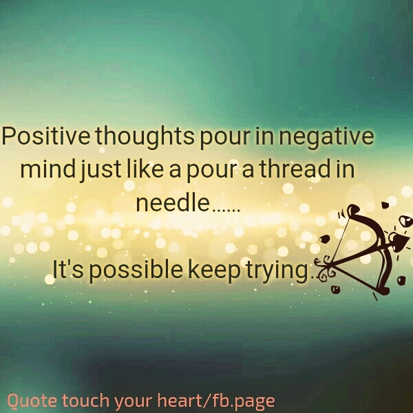 stay positive