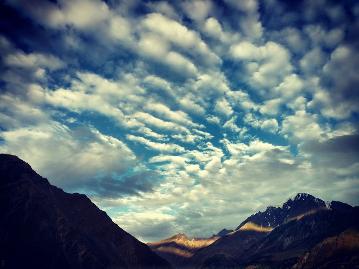 clouds at Hunza Valley