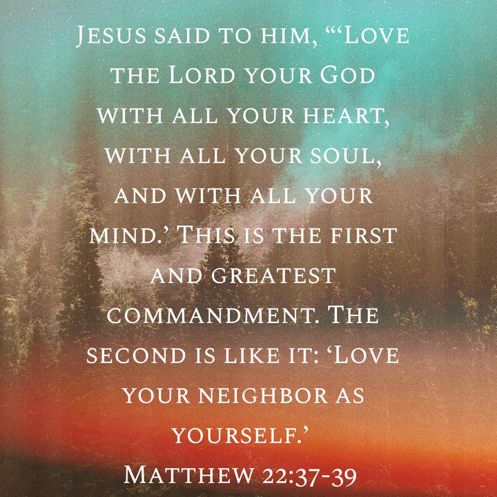 Matthew 22:37-39