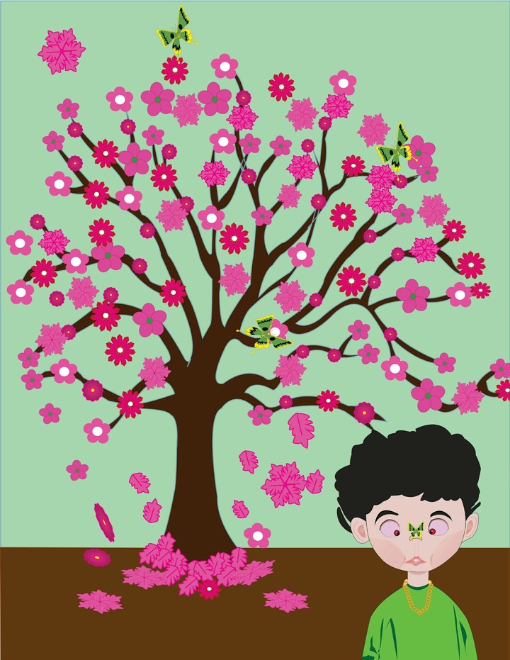 Blossom and a boy
