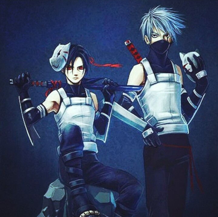Kakashi Hatake and Itachi Uchiha Anbu