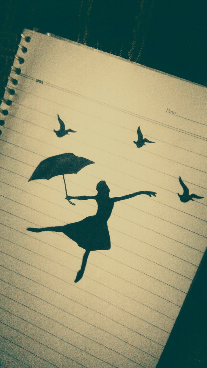 S! Sketch :  ... " Dancing In The Dark "...
