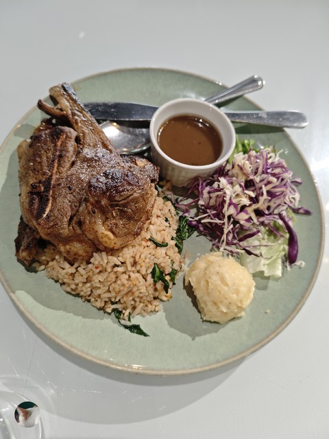 Her plate