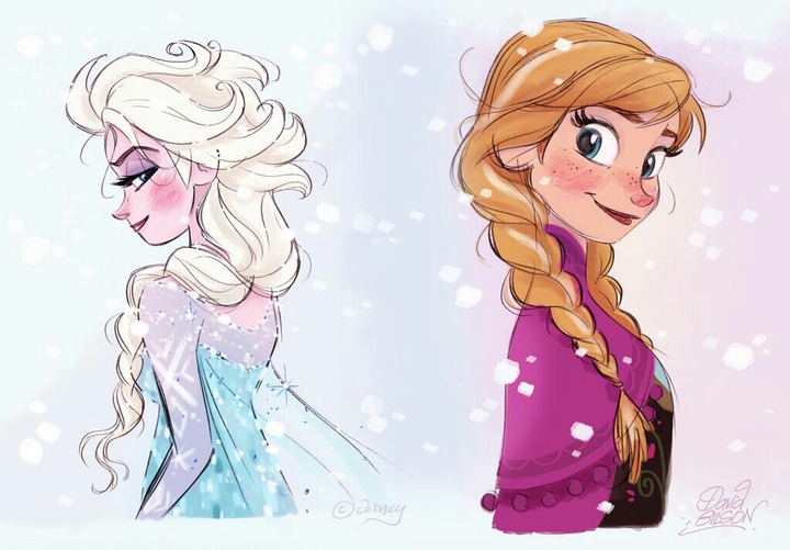 Elsa and anna