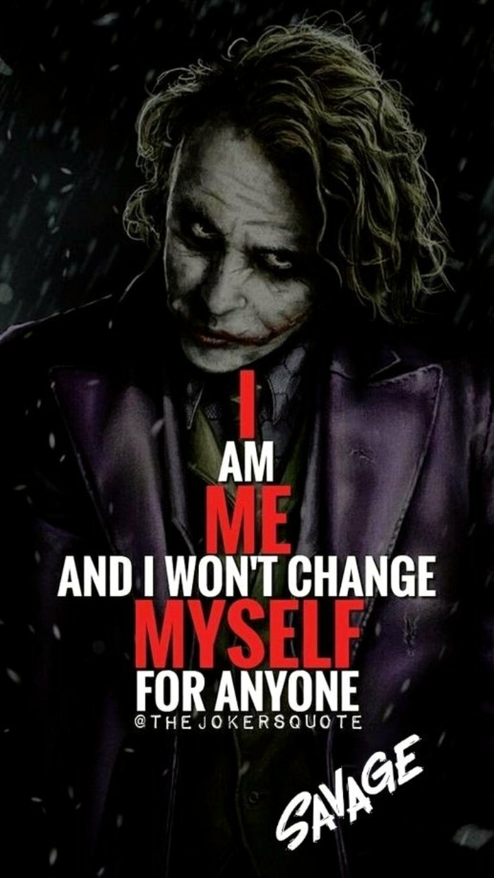 Be yourself