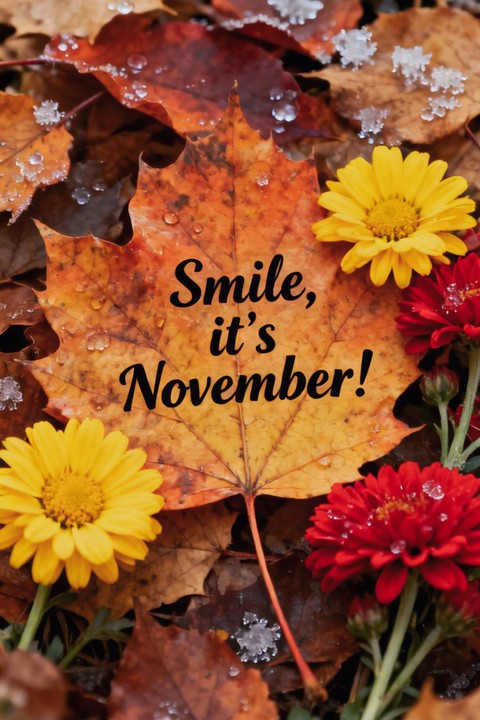SMILE, IT'S NOVEMBER!