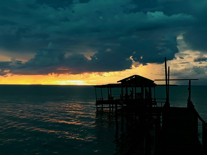 Pier no rio