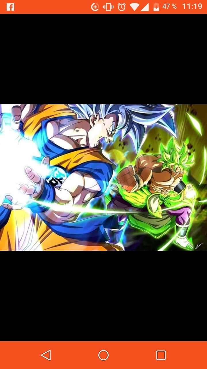 goku migatte no gokui vs Broly Super Saiyan