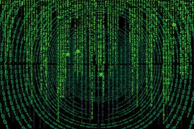 Matrix code falling