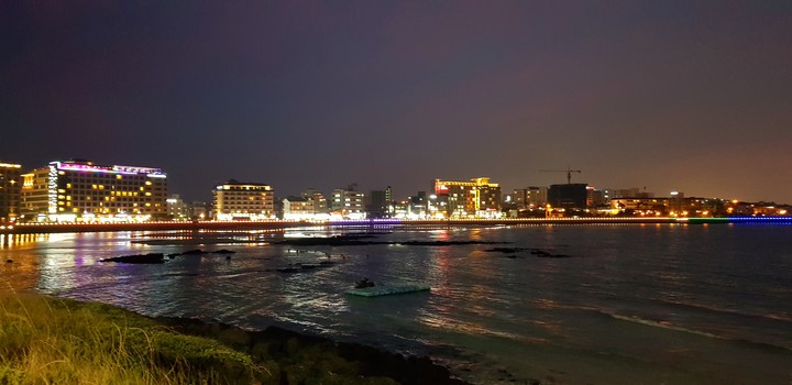 제주도함덕밤풍경