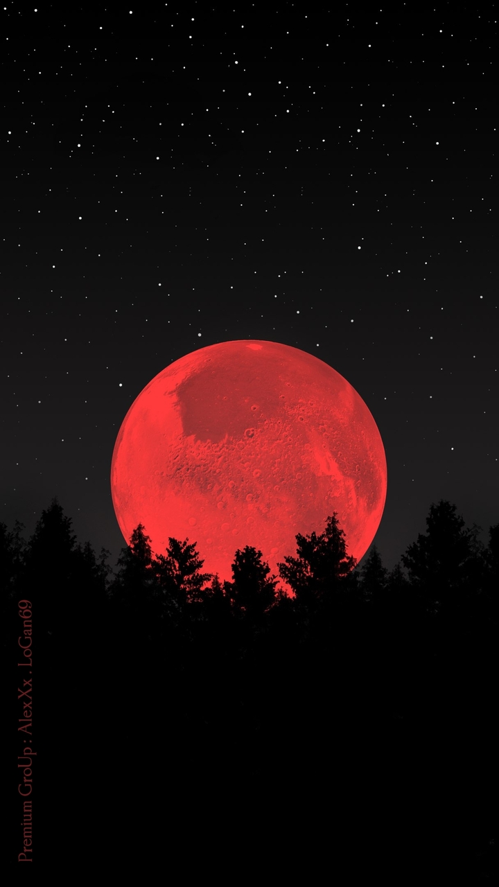 moon red
