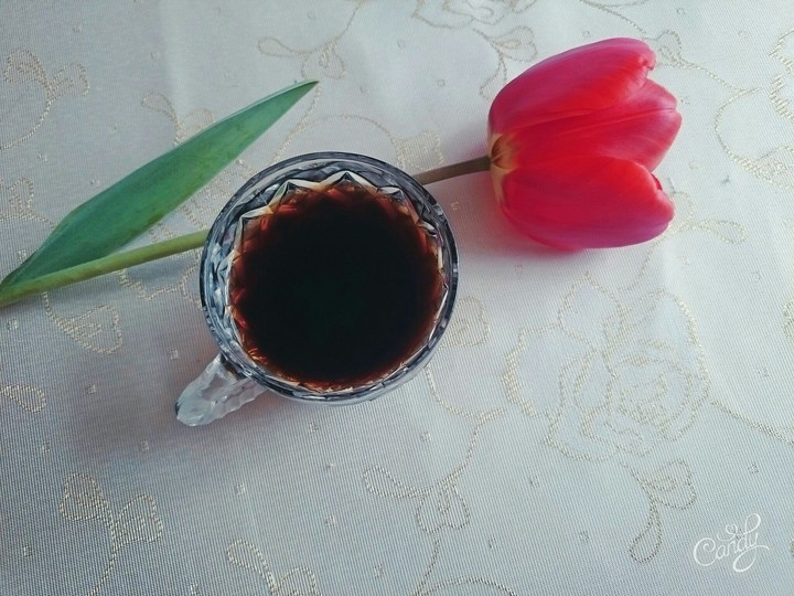 кава, кофе, цветы, весна,Art, чай,тюльпани 