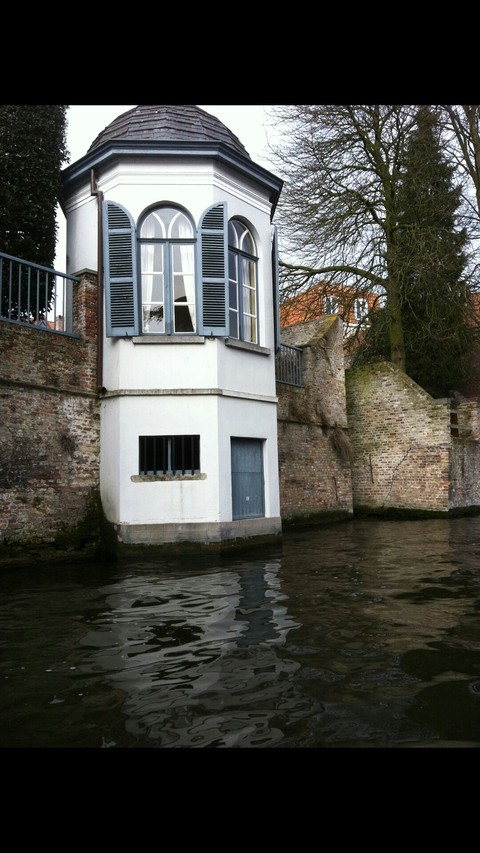 House on canal